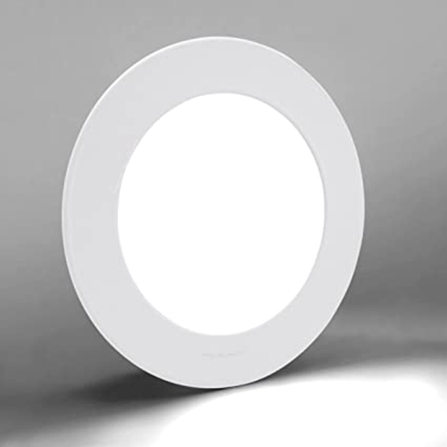 CLOUD ENERGY 6W LED Round Recessed Ceiling Flat Panel Down Light | Ultra Slim Lamp Cool White | 7000k Super Bright [Energy Class G]