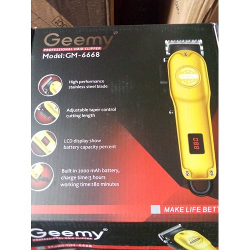 GEEMY PROFESSIONAL HAIR CLIPPER (GM 6668) 