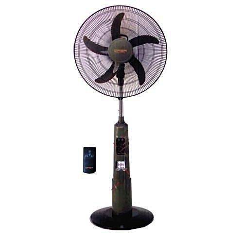 Qasa | 18- Inches Rechargeable Standing Fan With Remote Control- (N)