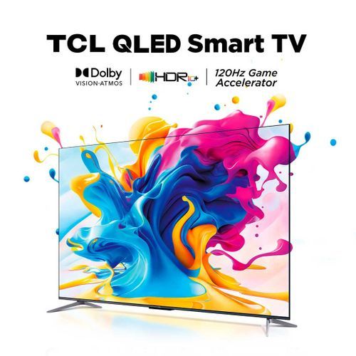 TCL 75 INCH TELEVISION 75C645 QLED 4K UHD SMART TV | GOOGLE TV | DOLBY ATMOS | DTS WITH 3D SOUND