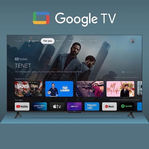 TCL 75 Inch Television 75P635 4K Smart UHD HDR Andriod Google TV 