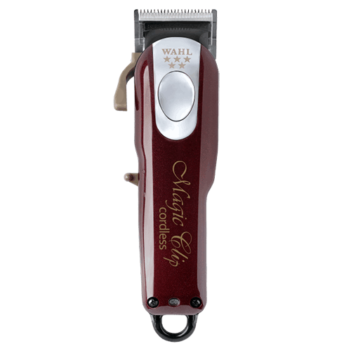 Wahl Professional 5 Star Magic Clip Cord Cordless Hair Clipper for Barbers and Stylists, 6.25 Inch, red, 1 Count