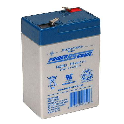 SONIK Powersonic - 6 Volt/4.5 Amp BATTERY