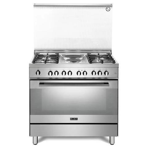 Elba Gas Cooker | 90cm 4 Gas Burners + 2 Electric Plates - FEX9642FG NG