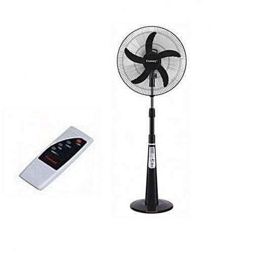 Century| 16 Inches Rechargeable Fan With Remote Control, LED Light-(N)