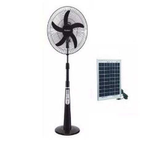 Century| 5Blade Adjustable 16 Inches Rechargeable Fan +18V10Watts Solar Panel- (N)