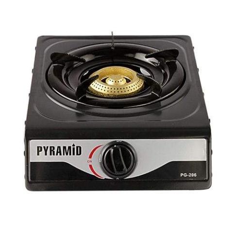 Pyramid Single Burner Gas Cooker- Perfect For Home & School- (N)