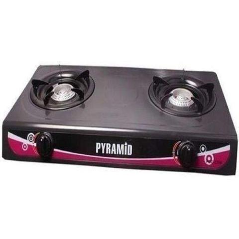 Pyramid| DOUBLE BURNER AUTO IGNITION TABLE TOP GAS COOKER- (N)