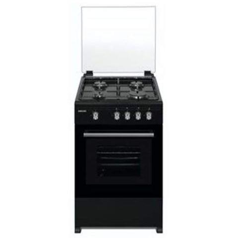 BRUHM 50*50, 4 Gas Cooker - Black | BGC-55401B