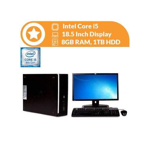 Hp 6300 Pro SFF Core I5 8GB Ram 1TB HDD, Win 10 Pro & MS Office Pro Preloaded- (N)