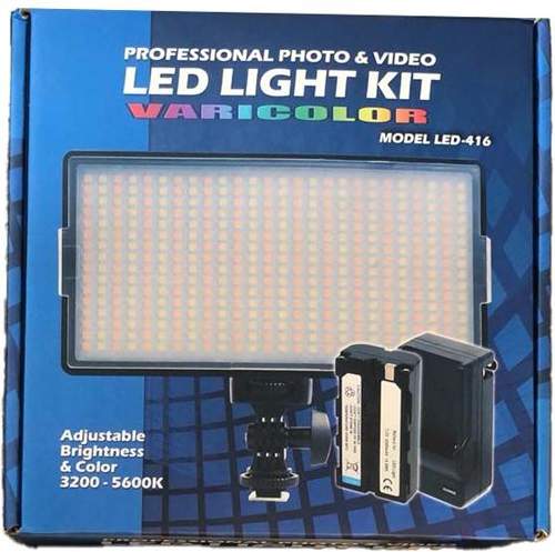 PROFESSIONAL PTOTO & VIDEO LED LIGHT KIT- SML LED KIT 416( DAME)