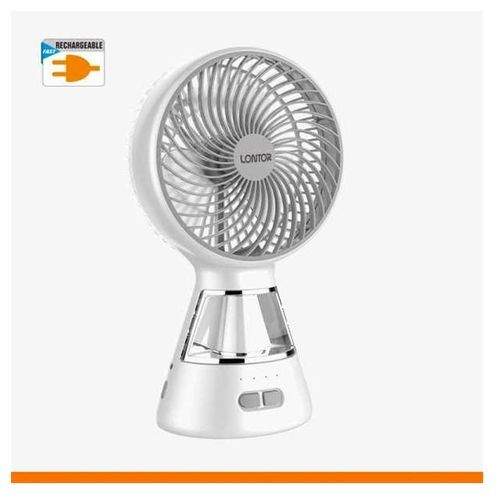 Lontor Mini 6 Inches Table Fan With Table Lamp (N)