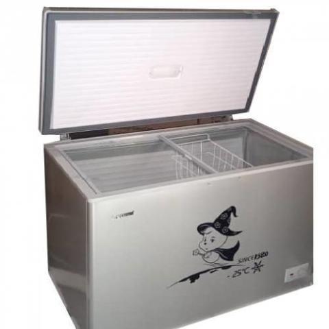 Snowsea CHEST FREEZER-BD-600- GREY, DOUBLE DOOR