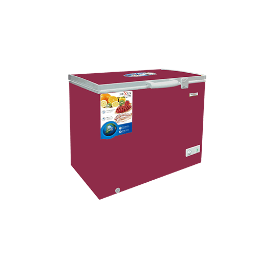 NEXUS 400E SKD CHEST FREEZER WINE RED