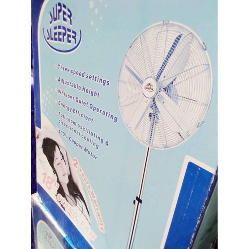 SUPER SLEEPER STANDING FAN 18 INCHES