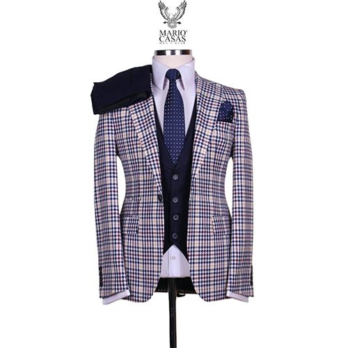 RITZY PLAIN MEN'S 3 PIECE SUIT|SUT 004 (AVAILABLE IN ALL SIZES)