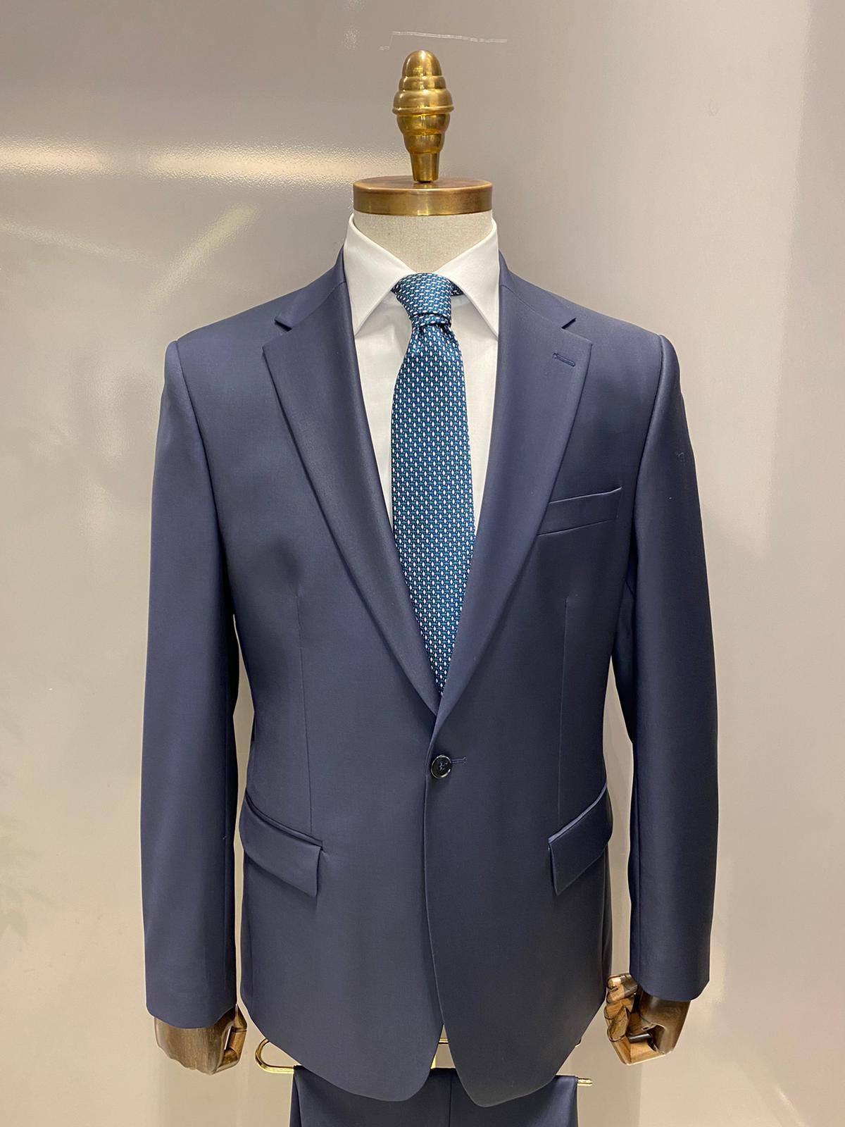 LIGHT BLUE EXECUTIVE TURKEY SUIT WITH ONE BUTTON