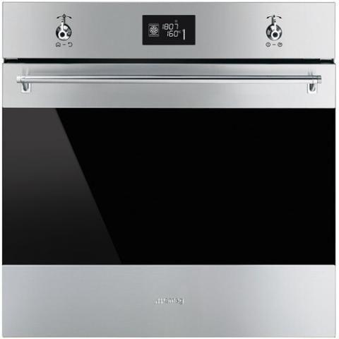 SMEG OVEN | SFP6390X | 60CM 79 LITRES CLASSIC MULTIFUNCTION MAXI PLUS ELECTRIC THERMOVENTILATED OVEN,PYROLITIC,CLASSICA, ANTIFINGERPRINT STAINLESS STEEL