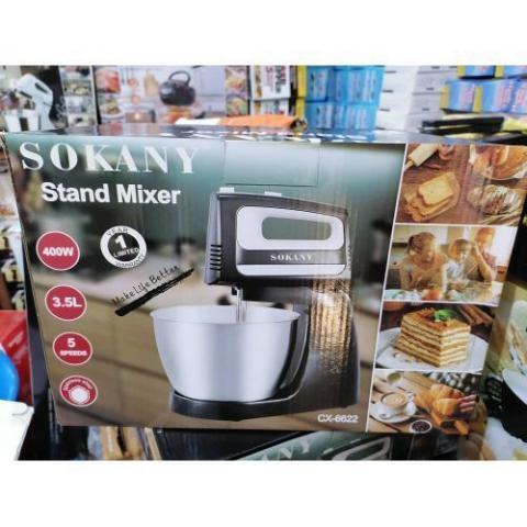 Sokany | ELECTRIC CAKE MIXER WITH 3.5L STAINLESS STEEL BOWL- (N)