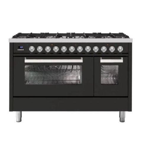 ILVE GAS COOKER | L128WMP/MP 120CM PRO-LINE COOKER DOUBLE OVEN WITH 8 GAS BURNER COOKTOP