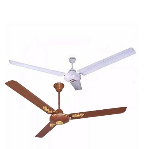 OX Top fan giant Ceiling fan 60 Inch white/brown