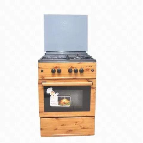 MAXI Gas Cooker 60*60 (3+1) IGL Wood