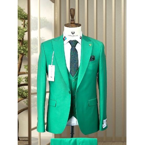 EXECUTIVE GREEN TURKEY SUIT (3 PIECES)| AVAILABLE IN ALL SIZES (DEFAS) (N)