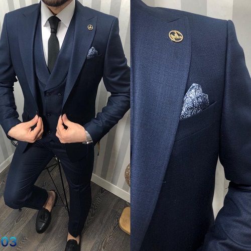 DARK GREY 3 PIECE SUIT WITH ONE BUTTON  DARK GREY 3 PIECE SUIT WITH ONE BUTTON | AVAILABLE IN ALL SIZES (DEFAS) (N)