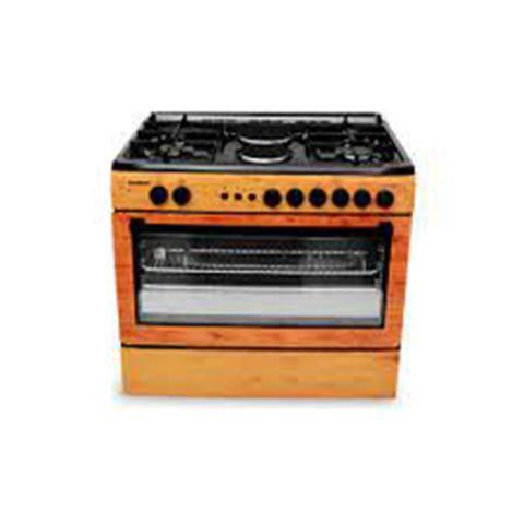 Scanfrost 4 Burner Gas Cooker, 2 Hotplate and Oven -CK-9425NGF