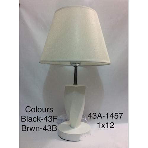 CLASSY TABLE LAMPS|43A 1457 1x12 (BLACK,BROWN)