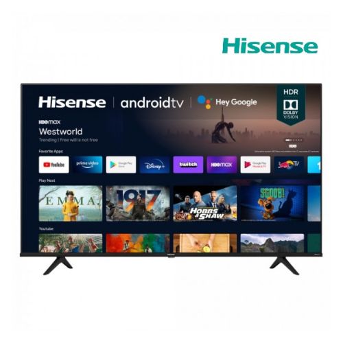 HISENSE 65 INCH 4K UHD SMART TELEVISION, 3 HDMI, 2 USB, AV, ATV/DRV FREE WALL BRACKET - TV 65A7H