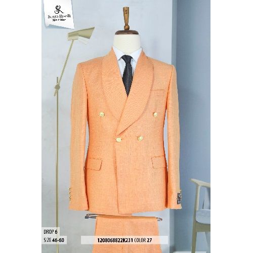 EXECUTIVE ORANGE BREASTED TURKEY SUIT WITH GOLDEN BUTTONS | AVAILABLE IN ALL SIZES (SWNL)