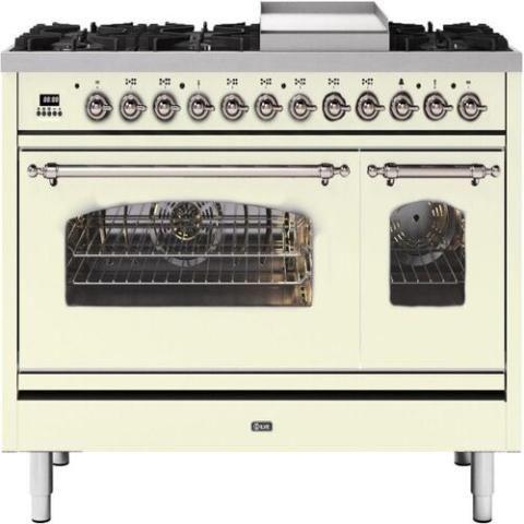 ILVE GAS COOKER | P12FNE3AWP 120cm 90cm-30cm Gas Cooker With 8 Gas Burners & Fry Top