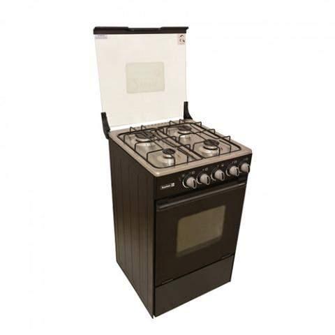 Scanfrost 4 Burner Gas Cooker Black Color Finish | SFC5402B