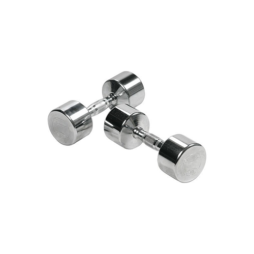 GATEGOLD JDB03C-8 PRO CHROME DUMBBELL IN PAIRS – 8KG (PAIR)