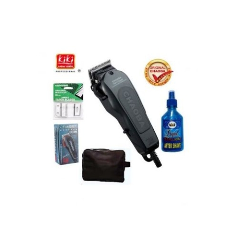 Chaoba Professional Clipper & Bag + After Shave+Extra Blades