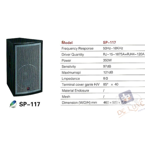 Sound Prince Single Speaker Sp117 Pair