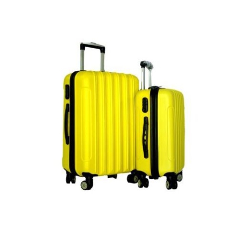 4 wheel ABS Luggage Travel Luggage (yellow) 