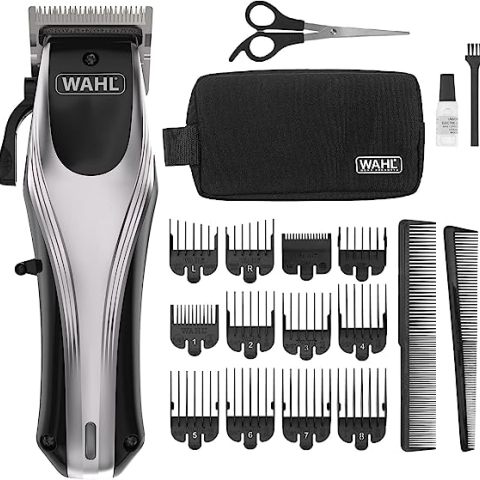 WAHL MultiCut Pro Lithium Ion Hair Clipper Kit is a great Cord/Cordless Hair Clipper for your DIY Home Hair Cuts. Wahl Lithium Ion Clipper ensures that you do not have to worry about charging your Hair Clipper, 2 hour of charge gives 2 hours runtime. Smart Led Charge indicator lets you know when it is charging. Adjustable taper level allows customization of cutting lengths. Self-sharpening precision ground blades stay sharp longer. Professional cutting with even results thanks to precision ground blade set.