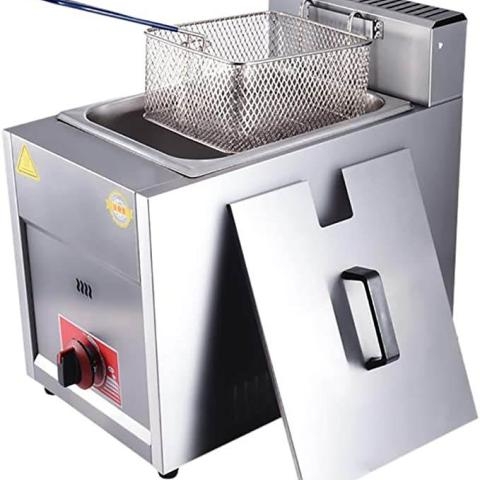 DEEP FRYER WITH SINGLE ELECTRIC GAS 6L