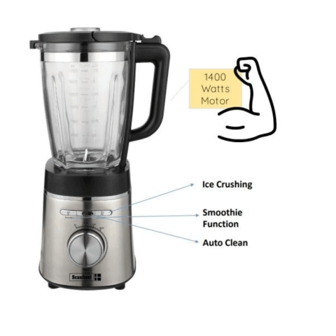 Scanfrost | smoothie maker + ice crusher + pulse function blender | SFKAB1400W- (N)