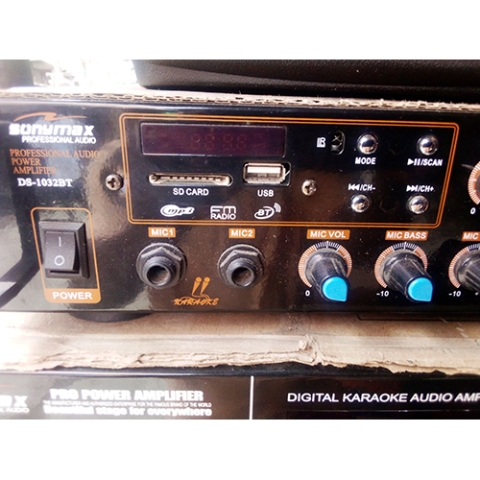 SONYMAX DS-1032BT PROFESSIONAL AUDIO POWER SOUND AMPLIFIER