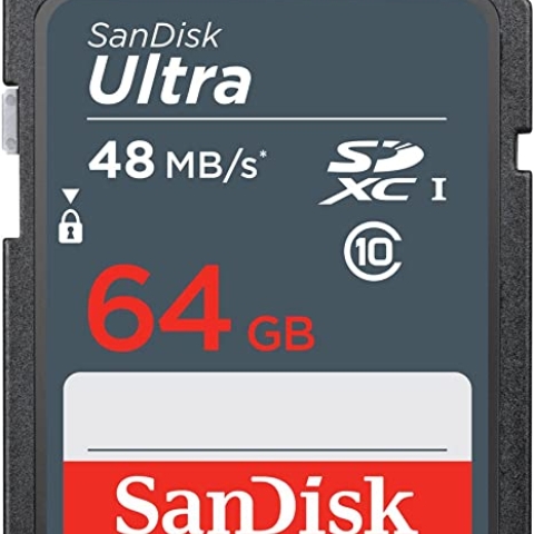 Sandisk 64GB Ultra SDXC Memory Card For Camera (DAME)