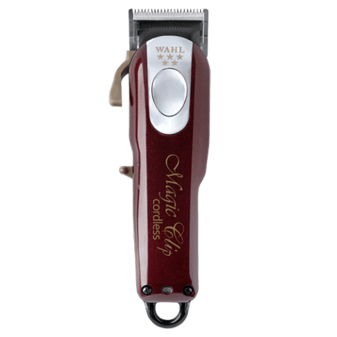 Wahl Professional 5 Star Magic Clip Cord Cordless Hair Clipper for Barbers and Stylists, 6.25 Inch, red, 1 Count