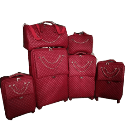 LUXURY 6 PIECE COMPLETE SET TRAVELLING LUGGAGE