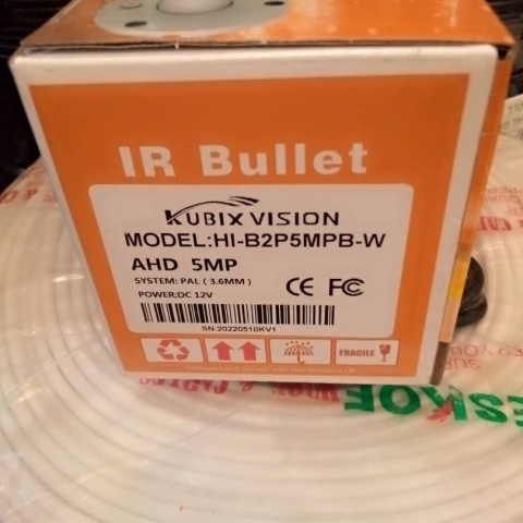 KUBIX IR DOME INDOOR 5MP CCTV CAMERA