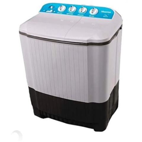 Hisense Washing Machine 11KG, Twin Tub, Classical Design, Lint Filter, Top Load Manual, White Colour - WM WSRB 113