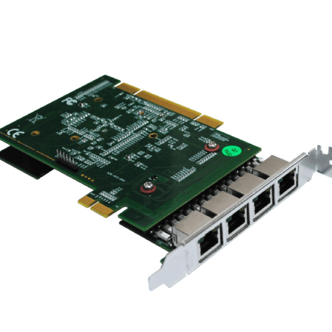 Allo 4 Port PRI Card (PCIe) with LEC (4th Gen)- 4E1