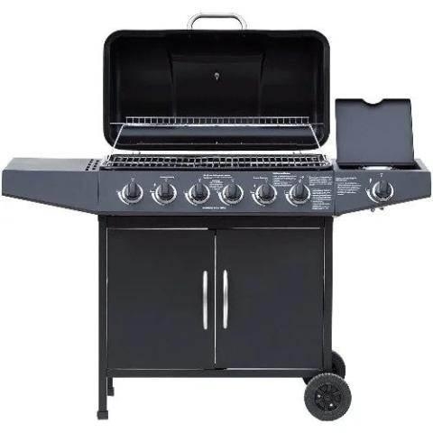Dayton 6+1 Burners Gas Grill And Barbecue Set (MART)