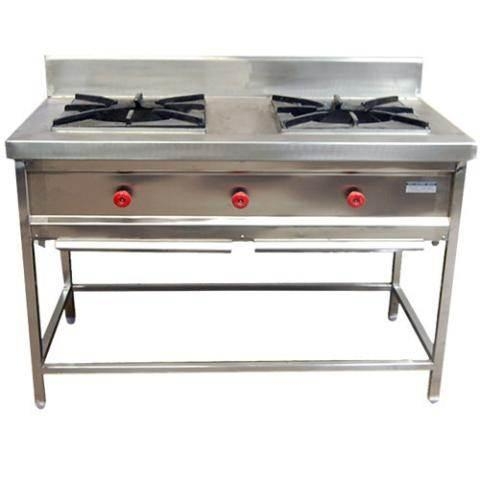 INDUSTRIAL GAS RANGE COOKER WITH 2-BURNERS (MART)
